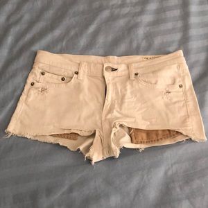 Rag & Bone white shorts